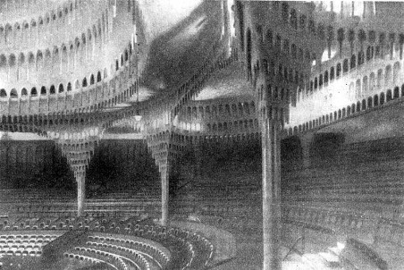 Берлин. Большой драматический театр, 1919 г. Арх. Г. Пельциг Берлин. Большой драматический театр, 1919 г. Арх. Г. Пельциг