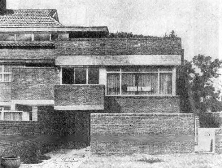 Кёльн-Мюнгерсдорф. Собственный дом арх. О. М. Унгерса, 1959 г. Фрагмент