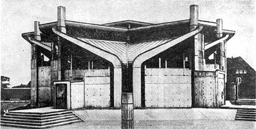 Эммерих. Церковь Св. Духа, 1962—1967 гг. Арх. Д.Г. Баумеверд