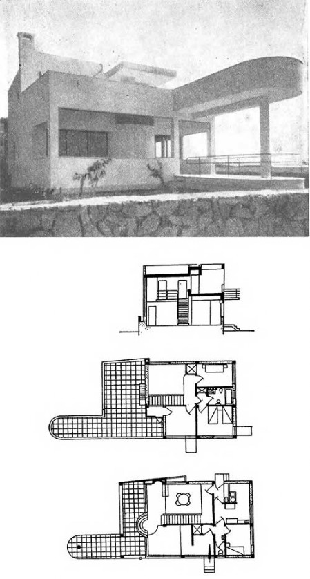 Берег Саронического залива около Афин. Вилла, 1933 г. Арх. С. Пападаки