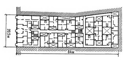Мадрид. Дом на улице Нарваез, 1931 г. План