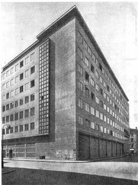 Будапешт. Центр финансовых учреждений, 1937—1940 гг. Архитекторы Л. Лаубер, И. Ньири