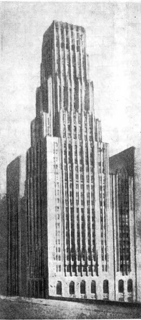 Проект здания «Чикаго Трибюн», 1922 г. Арх. Эл. Сааринен