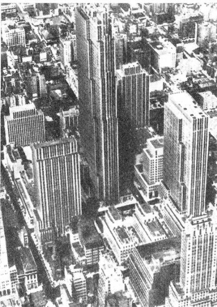 Нью-Йорк. Комплекс зданий Рокфеллер-центра, 1932—1938 гг.