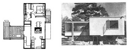 Вейланд (Массачусетс). Дом Чемберлена, 1940 г. Арх. В. Гропиус