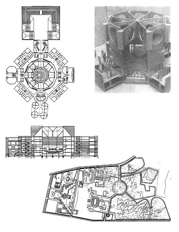 Дакка. Проект нового административного центра, 1964 г. Арх. Л. Кан