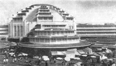 Камбоджа. Пномпень. Центральный рынок, 1936 г. Арх. Десбух
