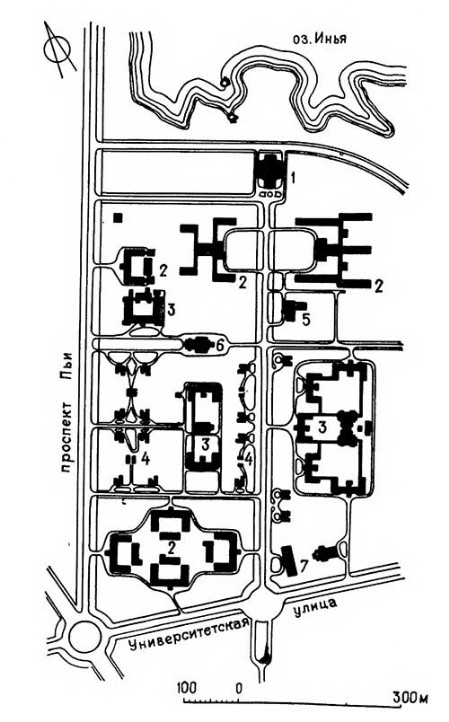 Бирма. Рангун. Университет